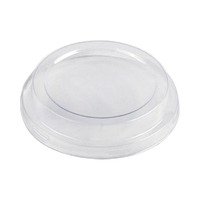 Plastic Round Dessert Cup Lids 170ml - 10Pc