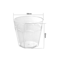 Plastic Dessert Cup Round 80ml - 10Pc