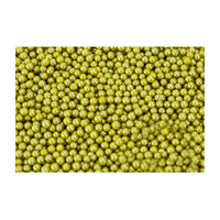 Metallic Gold 4mm Edible Cachous Pearls - 1kg