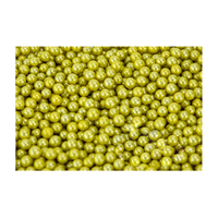 Metallic Gold 6mm Edible Cachous Pearls - 1kg