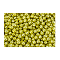 Metallic Gold 8mm Edible Cachous Pearls - 1kg