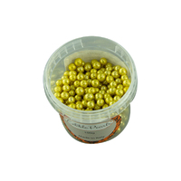 6mm Metallic Gold Edible Cachous Pearls - 500g