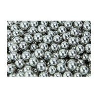 Metallic Silver 12mm Edible Cachous Pearls - 1kg