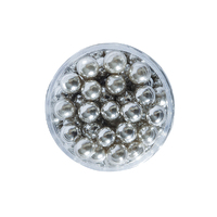 8mm Metallic Silver Edible Cachous Pearls - 500g