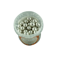 12mm Metallic Silver Edible Cachous Pearls - 500g