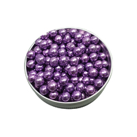 6mm Metallic Violet Edible Cachous Pearls - 500g