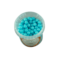 6mm Pearly Light Blue Edible Cachous Pearls - 100g