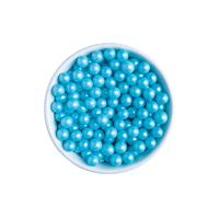 8mm Pearly Light Blue Edible Cachous Pearls - 500g