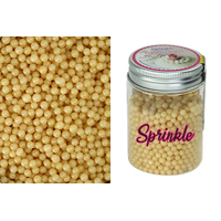 4mm Pearly Gold Edible Cachous Pearls - 100g