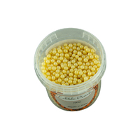 4mm Pearly Gold Edible Cachous Pearls - 500g