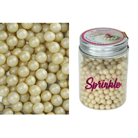 8mm Pearly Ivory Edible Cachous Pearls - 100g