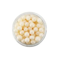 4mm Pearly Ivory Edible Cachous Pearls - 500g