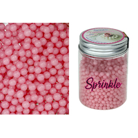 6mm Pearly Pink Edible Cachous Pearls - 100g