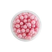 6mm Pearly Pink Edible Cachous Pearls - 500g