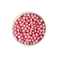 8mm Pearly Pink Edible Cachous Pearls - 500g