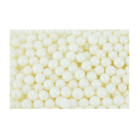 Pearly White 10mm Edible Cachous Pearls - 1kg