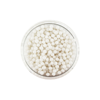 2mm Pearly White Edible Cachous Pearls - 500g