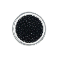 Shiny Black 2mm Edible Cachous Pearls - 500g