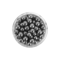 Shiny Black 6mm Edible Cachous Pearls - 500g