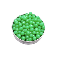 Shiny Green 6mm Edible Cachous Pearls - 1kg