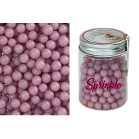 8mm Shiny Lavender Edible Cachous Pearls - 100g