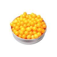 Shiny Orange 6mm Edible Cachous Pearls - 1kg