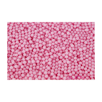 Shiny Pink 6mm Edible Cachous Pearls - 1kg