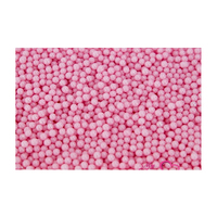 Shiny Pink 8mm Edible Cachous Pearls - 1kg