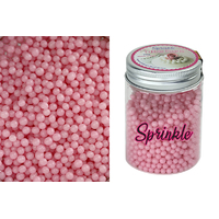 4mm Shiny Pink Edible Cachous Pearls - 100g