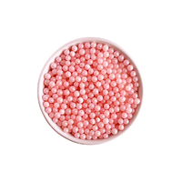 4mm Shiny Pink Edible Cachous Pearls - 500G 