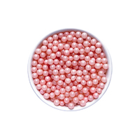 6mm Shiny Pink Edible Cachous Pearls - 500g