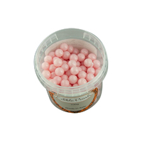 8mm Shiny Pink Edible Cachous Pearls - 500g