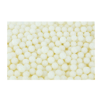 Shiny White 6mm Edible Cachous Pearls - 1kg