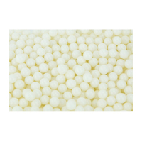 Shiny White 8mm Edible Cachous Pearls - 1kg