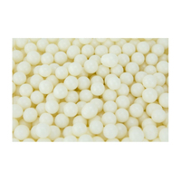 Shiny White 10mm Edible Cachous Pearls - 1kg