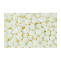 Shiny White 12mm Edible Cachous Pearls - 1kg