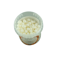 6mm Shiny White Edible Cachous Pearls - 100g