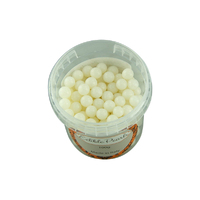 8mm Shiny White Edible Cachous Pearls - 100g