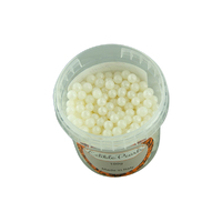 10mm Shiny White Edible Cachous Pearls - 100g