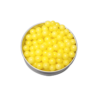 Shiny Yellow 6mm Edible Cachous Pearls - 1kg