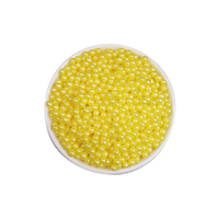 2mm Shiny Yellow Edible Cachous Pearls - 100g