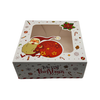 Christmas Gift Box 7.2 Inch - 3 Inch Deep Iconic Cake Art