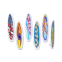 Surfboard Cupcake Picks-12 Pc