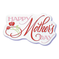 Happy Mothers Day - Cake Decorating Topper - One Piece