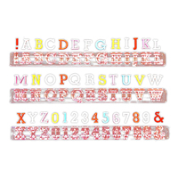 Fmm Alphabet & Numbers Tappitt Set - Upper Case - Block Lettering