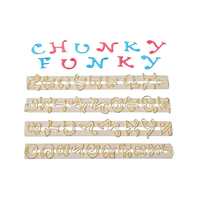 Fmm Chunky Funky Alphabet & Numbers Set Cutters - Cake Decorating Tools