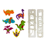 Cute Dinosaurs Tappit Cutters - Fmm