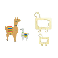 Fmm Mummy & Baby Llamas Cutter Set