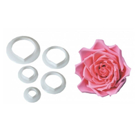 Fmm Rose Petal Cutter - Set Of 5