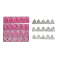 Fmm Textured Lace Set 1 - Set Of 4